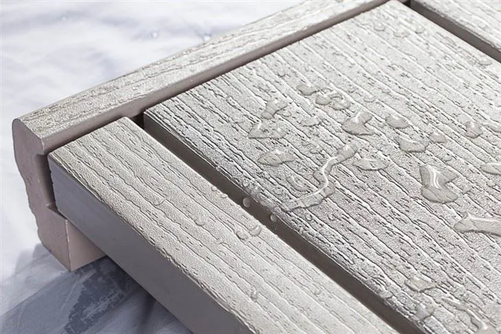 Suv o'tkazmaydigan qulflash PVX taxta plitalari